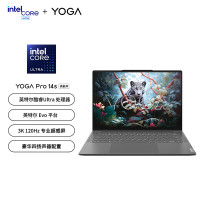 联想(Lenovo)YOGAPro14s AI元启 14.5英寸轻薄笔记本电脑 Ultra9-185H 32G 1T固态 Win11 3K 120Hz双色域 触控屏 信风灰