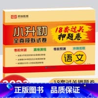 超级卷 语文 小学升初中 [正版]2023小升初全真模拟试卷必刷18套押题卷语文数学英语小学升初一总复习资料真题卷招生分