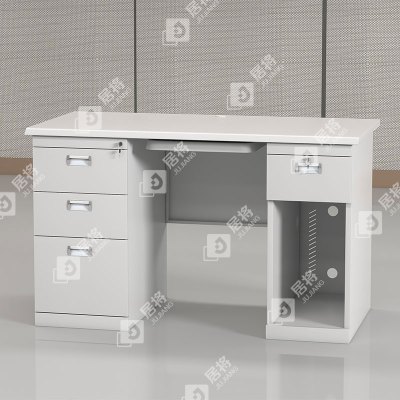 居将 JJ4010338 钢制电脑桌办公桌职员桌员工桌学生写字台1.4米A款