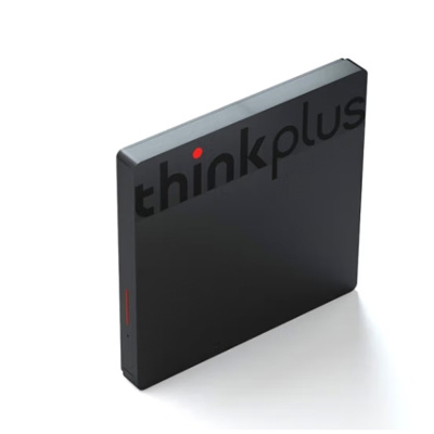 联想ThinkPlus便携式外置刻录光驱USBType-C双接口TX802超薄DVD移动刻录机光驱 黑色
