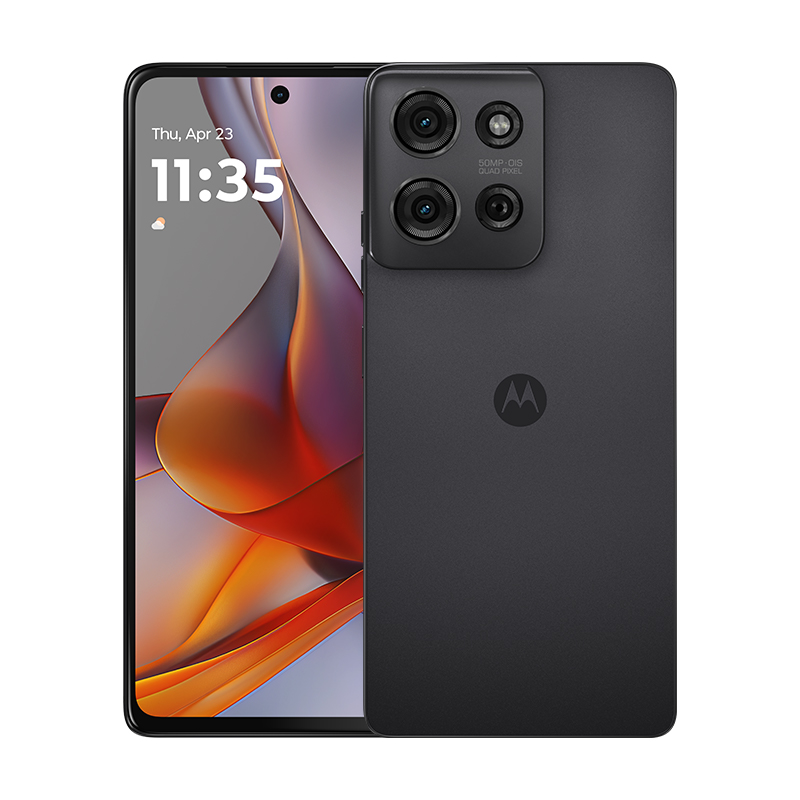 [政府补贴15%]摩托罗拉moto g75 6.8英寸LCD护眼大屏手机直板5G金刚品质机(8G+256G 雨燕黑)