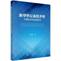音像新型单层冻结井壁关键技术的试验研究陈晓祥著