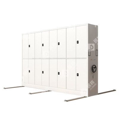 居将 电动密集架移动档案柜钢制轨道密集柜 一列4组