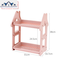 多层厨房小房子置物架洗漱台厕所收纳架卫生间浴室卧室桌面整理架 三维工匠