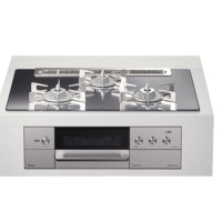 日本进口林内Delicia 75cm智能烤箱灶嵌入式 燃气灶天然气神厨RHS71W31E14RCSTW钢化玻璃