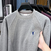 重磅加厚卫衣男秋季新款时尚青年落肩宽松潮流长袖男士打底衫