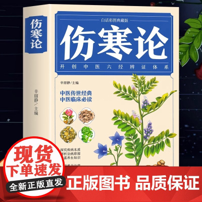 正版 伤寒论 张仲景 中医书籍大全 彩图典藏版含原文注释译文 杂病论医药大全中医书籍中草药彩图大全书医学类书籍中药中医书
