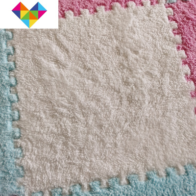 ins网红同款房间地毯卧室满铺可爱儿童拼接地垫飘窗客厅床边地毯御蓝锦