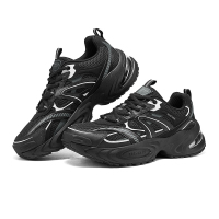 斯凯奇 男黑色休闲运动鞋 183199/BBK-7 双