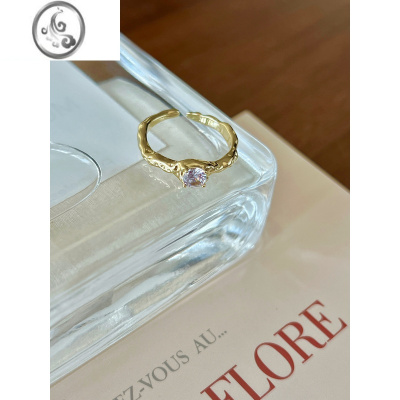 JiMi小众独特戒指2022年新款潮女生红色四叶草珐琅指环设计高级感韩式