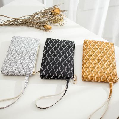 派尼美特彩色手拿包多功能手机包简约长款钱包手拿包2020新款零钱包女