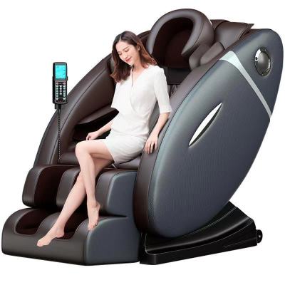 厂家直发-南极人(NanJiren)按摩椅家用太空舱全身推拿揉捏多功能老年人电动智能顶配新款至尊豪华款（时尚白棕色）