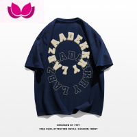 七斓cityboy美式潮牌街头圆圈字母印花短袖T恤男2022夏季新款上衣