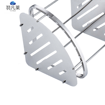 羽凡莱 浴室加厚三角架转角架 双层 个
