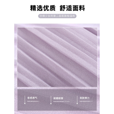 蓝色压褶半身裙女夏季2026新款高腰仙女蛋糕裙百褶a字伞裙大摆裙