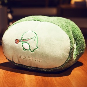 美帮汇暖手抱枕插手毛绒捂手枕靠垫午睡枕头学生教室宿舍办公室冬天