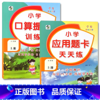 全2册-上册 口算提优训练+应用题天天练 [苏教版] 小学二年级 [正版]小学生口算提优应用题卡天天练一二三四五六年级上