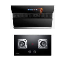 创维(Skyworth)抽吸油烟机灶具套装 侧吸式排油烟机液化气灶套餐烟灶 700小尺寸家用自清洗挥手Y101+Z55B