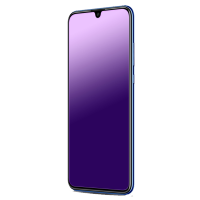 [送手机壳]轻万适用华为荣耀20i钢化膜huawei6.1英寸全面屏抗蓝光贴膜honor