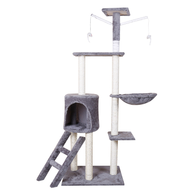 猫爬架墙架子猫窝一体猫树猫咪玩具跳台猫抓爬柱剑麻大型别墅猫塔