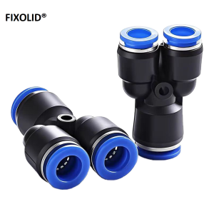 FIXOLID 气管快速接头Y型变径三通接头 PW16-8-8 个