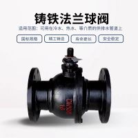 中锦科技 铸铁法兰球阀 Q41F-16 DN20 台