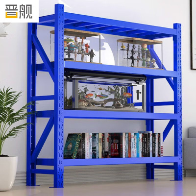 晋舰货架四层仓储钢制置物架收纳展示架承重500kg 1500*500