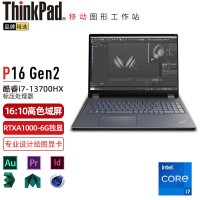 联想笔记本电脑ThinkPad P16 (05CD) 英特尔酷睿i7 16英寸高性能轻薄设计师工作站 定制i7-13700HX 32G 1TB RTXA1000 6G 2.5K超清