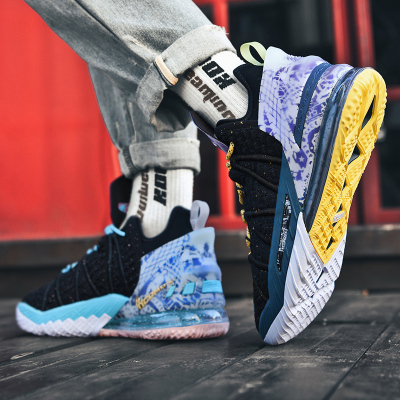 2021夏季新款aj男鞋詹姆18代斯实战篮球鞋气垫16耐磨欧文7正品低帮科比曼巴精神运动鞋