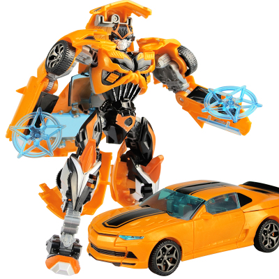 品帅变形玩具金刚5JJ601大黄蜂变形汽车模型男孩手动变形机器人玩具