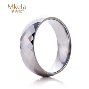 梦克拉Mkela 钨金戒指 心网 情侣