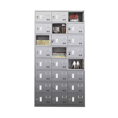 MINGWEISHUN铭威顺不锈钢员工储物柜文件柜存放柜子更衣柜存包柜二十四更衣柜