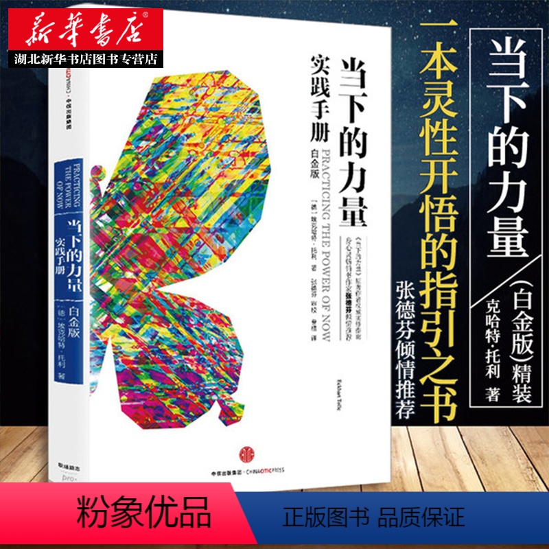 [正版]当下的力量 实践手册(白金版) 心灵书作家张德芬作序 如何创造性地使用你的大脑 如何利用你的消极心态 湖北
