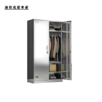 迪佳克诺米亚 不锈钢两门更衣柜 DJZ-900*420*1800mm 组