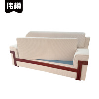 伟樽接待沙发布艺三人位可拆洗1880*880*900mm张