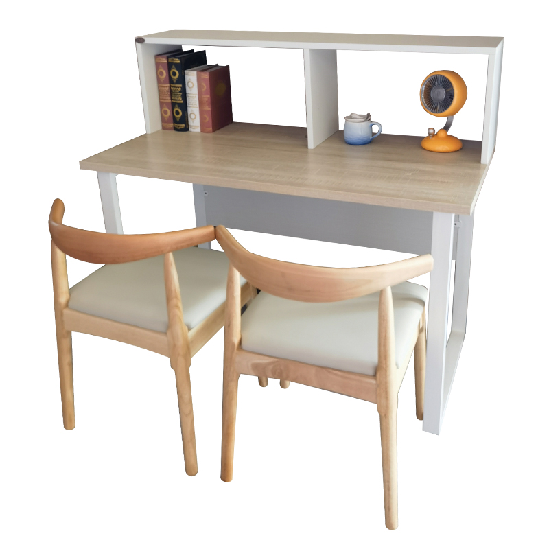 广亿隆实木办公桌学习桌书桌写字桌电脑桌职员桌