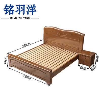 铭羽洋床E08款150*220*47cm+1床头柜套