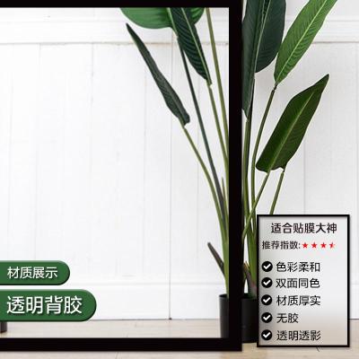 窗户磨砂玻璃贴纸浴室移贴CIAA透光不透明防走光卫生间防窥创意贴膜透明背胶35x120cm
