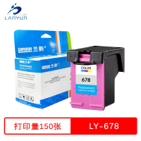 兰韵 彩色墨盒 LY-678 适用惠普2648/4648/4518/1518/2548/2515/3548