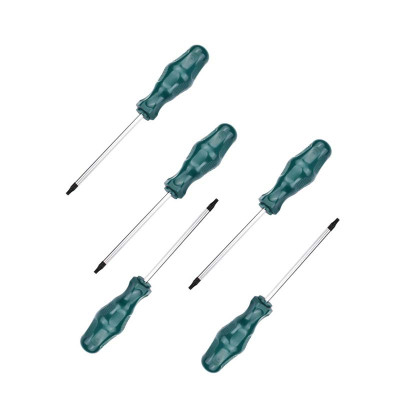 蒙企智品六角梅花带中孔螺丝刀5把装190*2.75mm/组