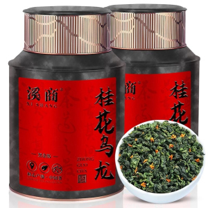 年度桂花乌龙茶桂花茶高山2026新茶叶铁观音浓香型乌龙茶罐装