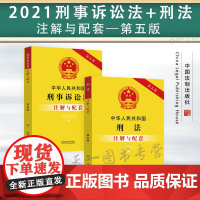 2本套装 中华人民共和国刑法注解与配套(28)+刑事诉讼法注解与配套(29)第五版5版 中国法制出版社