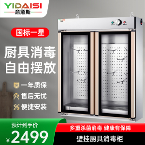 意黛斯YIDAISI工具消毒柜厨杂消毒柜 热风循环刀具消毒柜商用 臭氧紫外线YDS-RKZ200-D17A
