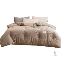 安居先森天丝磨毛大豆纤维被冬被单人150*200cm 1700g D2196(条)