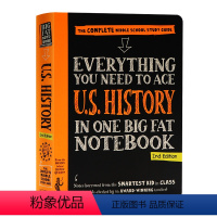 [正版]美国中学生优等生笔记美国历史 英文原版学霸笔记参考书 Everything You Need to Ace A