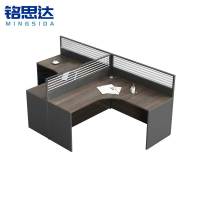 铭思达屏风工位T型双人位张