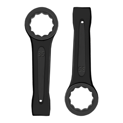 立伟铁牛敲击梅花扳手35mm/把