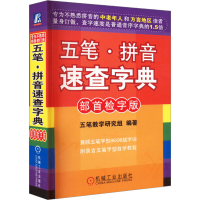 音像五笔·拼音速查字典 部首检字版五笔教学研究组 编