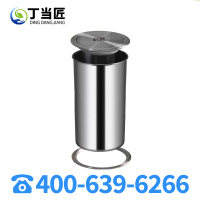 丁当匠金属果皮箱垃圾箱垃圾桶不锈钢垃圾桶站台垃圾箱垃圾桶A350