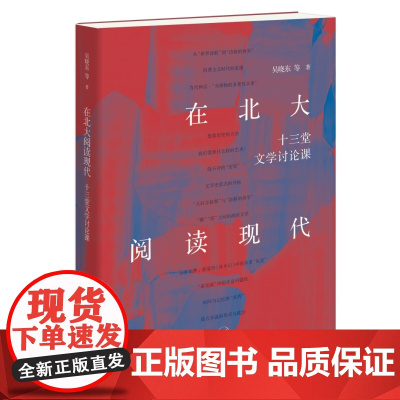 在北大阅读现代:十三堂文学讨论课 三联书店